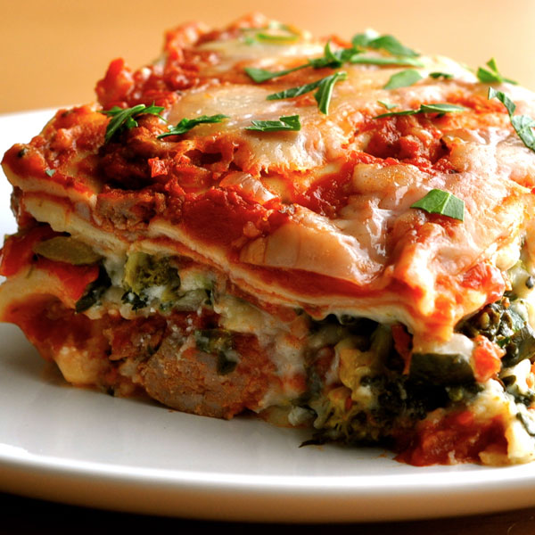 veggie-lasagne. 